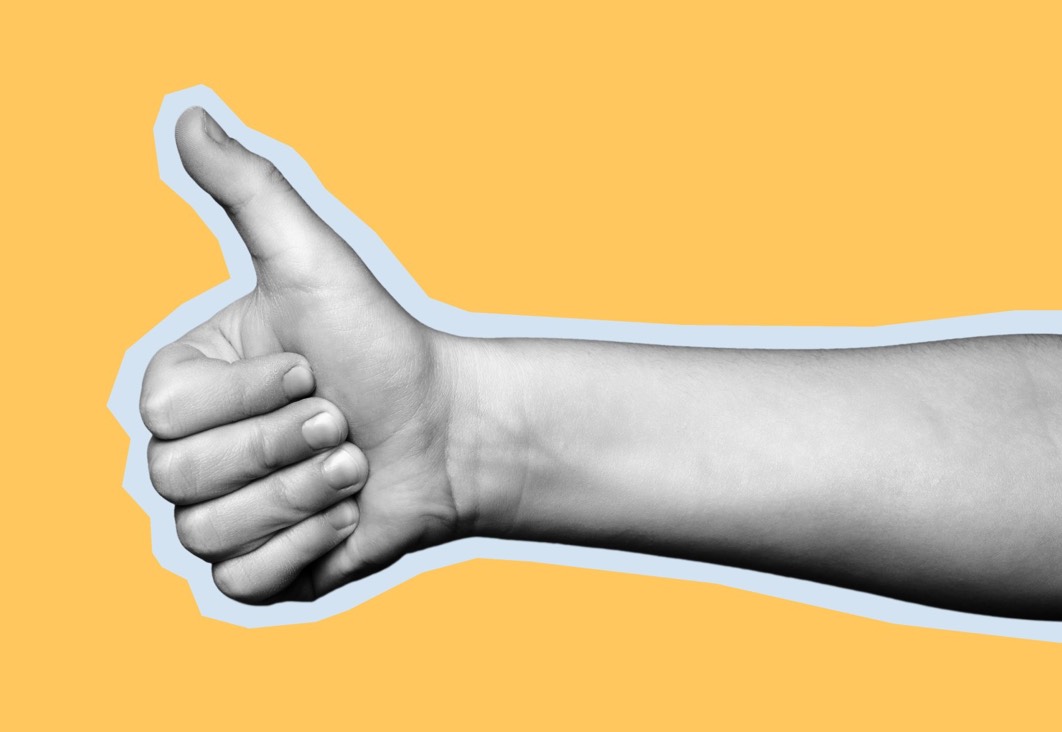 child-hand-shows-thumb-up-on-yellow-background-paper-cut-style-thumb-child-up-banner-hand-gesture_t20_KAObl9